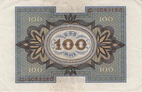 100 Mark 1920 ro.67a F/Q